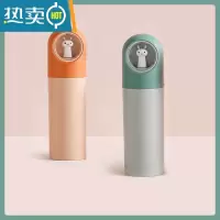 敬平漱口杯牙具杯宿舍女可爱ins风洗漱杯便携式旅行牙刷收纳盒牙具盒 桔粉+浅绿 2个装 情侣/闺蜜