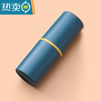 敬平学生宿舍便携式牙杯漱口杯牙刷旅行套装洗漱杯情侣牙刷盒牙膏盒 海洋蓝[单漱口杯]