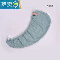 敬平华夫格干发帽女吸水速干洗头浴帽包头发毛巾新款网红 天青蓝