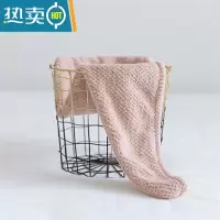 敬平干发帽女可爱韩国吸水速干加厚包头巾干发巾沐浴帽擦头发器 皮粉色(单层)
