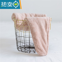 敬平干发帽女可爱韩国吸水速干加厚包头巾干发巾沐浴帽擦头发器 皮粉色(双层)