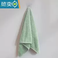 敬平珊瑚绒大毛巾浴巾干发帽三件套男女家用吸水速干洗脸巾批发 浅绿色/毛巾35*75 0x0cm
