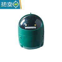 敬平恐龙桌面垃圾桶可爱小号办公室桌子茶几收纳桶大开口迷你带盖纸篓