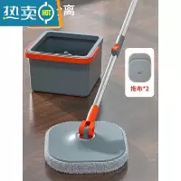 敬平免手洗一拖净家用懒人拖把2021新款自动平板拖地器拖布吸水