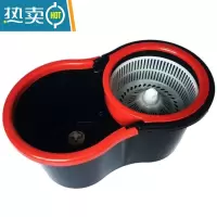 敬平免手洗拖把杆旋转通用一拖懒人拖布桶家用净墩布单桶自动甩水地拖