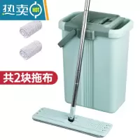 敬平终结者免手洗平板拖把家用瓷砖地板一拖净拖地器懒人旋转桶