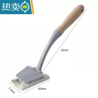 敬平丝瓜络洗锅刷长柄刷锅厨房刷锅器洗碗刷子刷锅刷清洁刷子 丝瓜络锅刷[灰色]