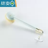敬平刷锅器锅刷不伤锅刷碗洗锅洗碗刷子清洁钢丝球长柄厨房用品家用 浅绿长柄[含1个刷球]