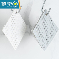 敬平创意厨房沥水篮水槽缝隙清洁刷子 多功能蔬菜水果清洁 多用清洁刷[灰色1个+白色1个]