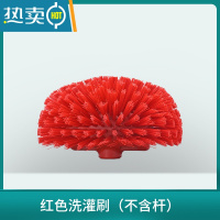 敬平洗罐刷洗锅刷厨房食堂清洁刷长柄刷长柄大锅清洁洗刷厂 红色洗罐刷(不含杆)刷子