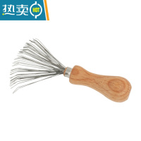 敬平刷头清洁器厨房蔬菜刷锅刷硬毛刷清理毛发清理器 不锈钢清理刷刷子