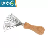 敬平刷头清洁器厨房蔬菜刷锅刷硬毛刷清理毛发清理器 不锈钢清理刷刷子