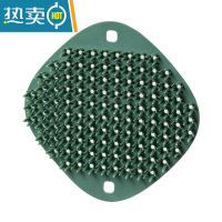 敬平厨房多功能清洁器锅刷水槽砧板缝隙胡萝卜土豆清洗刷可弯曲刷子 苍竹绿