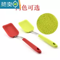 敬平创意硅胶洗锅刷锅铲型厨房用刷软毛刷不伤锅通用锅具清洁刷 绿色刷子