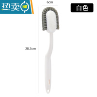 敬平鞋刷子家用器多功能刷衣服长柄专用软毛鞋刷洗鞋刷不伤鞋清洁刷 白色鞋刷