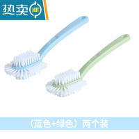 敬平鞋刷子软毛洗衣刷家用刷鞋器不伤衣鞋多功能清洁鞋刷无死角多面 蓝色+绿色