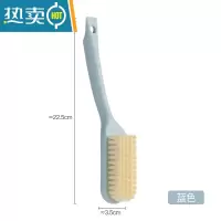 敬平鞋刷软毛家用不伤鞋家用刷鞋器多功能清洁洗衣刷子衣服洗鞋板刷 1个装蓝色[第二份半价]