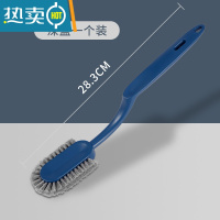 敬平鞋刷子多功能软毛刷鞋子器不伤鞋无死角长柄鞋刷家用清洁专用刷 蓝色鞋刷1个装