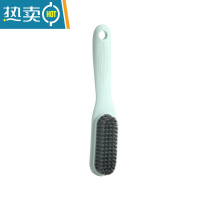 敬平鞋刷宿舍软毛刷长柄刷鞋子器洗鞋工具小刷子鞋刷子清洁刷不伤鞋 浅绿