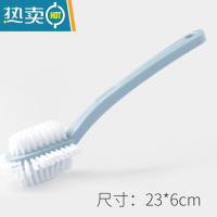 敬平鞋刷子家用器多功能刷衣服长柄专用软毛鞋刷洗鞋刷不伤鞋清洁刷 [普通款][蓝]