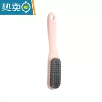 敬平鞋刷宿舍软毛刷长柄刷鞋子器洗鞋工具小刷子鞋刷子清洁刷不伤鞋 粉色