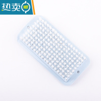 敬平塑料小刷子软毛洗衣刷家用多功能洗鞋清洁刷衣服刷板刷鞋刷子衣刷 天蓝色