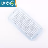 敬平塑料小刷子软毛洗衣刷家用多功能洗鞋清洁刷衣服刷板刷鞋刷子衣刷 天蓝色