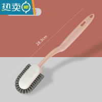 敬平鞋刷软毛不伤鞋家用多功能洗衣洗鞋子专用刷小白鞋清洁器鞋刷子 [升级款]藕粉
