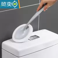 敬平马桶刷家居用品长柄卫生间清洁器厕所刷子浴缸刷蹲坑外壁坐便刷 灰色单支(1个刷头)