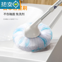 敬平苏力达长柄浴室刷家用浴缸清洁器软毛免洗剂卫生间刷墙面刷 日本免洗剂浴室刷[蓝]刷子
