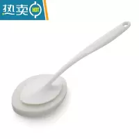 敬平刷墙器卫生间刷子长柄浴室家用浴缸瓷砖死角清洁器多功能玻璃 淡雅白
