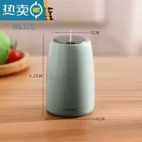 敬平牙签盒家用按压式自动弹出创意轻奢时尚客厅茶几便携式随身牙签筒 露草蓝