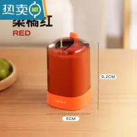 敬平牙签盒筒家用个性创意牙签桶收纳盒北欧按压商用轻奢自动弹出 [1个装]柔橘红.