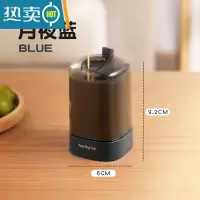 敬平牙签盒筒家用个性创意牙签桶收纳盒北欧按压商用轻奢自动弹出 [1个装]月夜蓝.