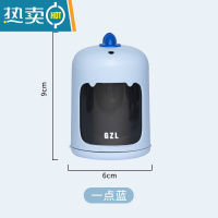 敬平牙签筒家用个性创意高颜值按压式自动弹出牙签盒牙签桶罐盒子 小恐龙蓝色
