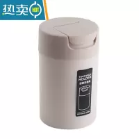 敬平简约实用牙签筒×北欧风牙签盒按压式自动牙签罐子酒店家用牙签盒 B 款[卡其色]翻盖款 ★★店长推荐