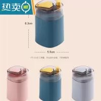 敬平牙签盒按压式牙签筒创意自动弹出北欧ins餐厅个性家用牙签罐 蓝+灰(2个装)+2袋牙签