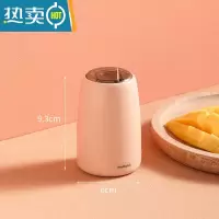 敬平牙签筒创意个性家用按压式自动便携牙签桶商用轻奢北欧时尚牙签盒 樱花粉[按压式出签]