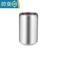 敬平水果叉套装304不锈钢创意可爱小叉子家用欧式蛋糕签水果插收纳瓶 银色收纳瓶牙签