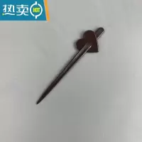 敬平水塑料奶茶奶盖开口针加厚星果针独立包装寿司叉 咖啡色散装500只 加厚款牙签