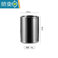 敬平304不锈钢水果叉套装 叉子收纳筒 家用甜品叉果插果叉筒 本色牙签