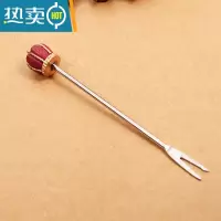 敬平欧式水果叉不绣钢水果叉子韩国家用儿童创意可爱水果叉套装甜品叉 如需要加叉子可咨询客服牙签