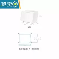 敬平drex收纳箱前开翻盖整理箱家用收纳盒儿童玩具衣服储物箱
