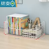 敬平书桌旁小书架置物架落地可移动带轮书柜子简易书桌下书本收纳儿童