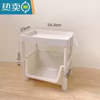 敬平零食小推车置物架ins风床边移动收纳架落地分层房间宿舍器架子