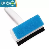 敬平擦镜子器洗浴室瓷砖窗户清洁刷子家用卫生间厨房墙面玻璃刮水器 镜子/玻璃/瓷砖等多用清洁刷单个擦玻璃器