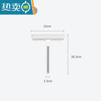 敬平多功能四合一玻璃刮水器干湿两用硅胶海绵纱窗清洁刷双面擦伸缩杆 白色2个擦玻璃器