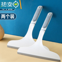 敬平刮玻璃器擦窗器家用窗户清洁刷餐桌刮水器玻璃清洁工具刮刀刮子 白色2把擦玻璃器