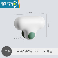 敬平擦玻璃器家用双面擦清洁器擦窗器小t镜子刷板刮水清洗窗户工具 白色