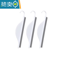 敬平迷你台面刮水板小刮水器浴室擦玻璃器硅胶清洁工具卫生间洗手台 刮水器3个装